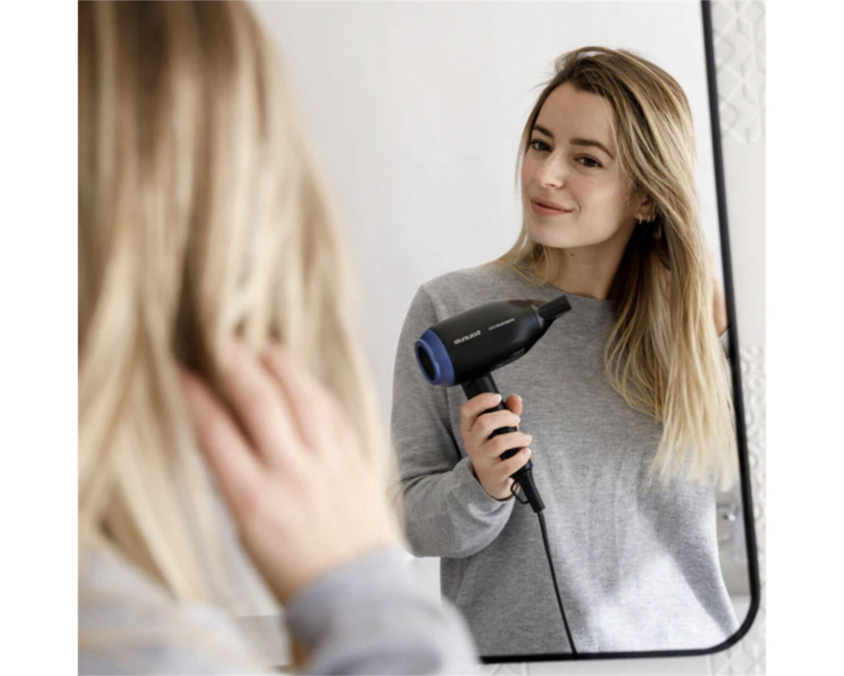 Taurus Hair Dryer Dc Motor Plastic Black 2 Speed 1400W Studio Glow 900117