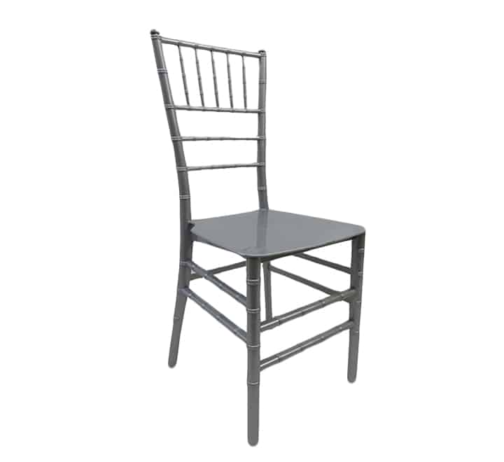 Catering Equipment Catering Equipment Tiffany Resin Chair Silver TRW1 ( No Cushion) (7460335386713)