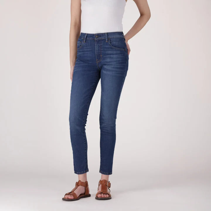 Levi's Women'S 721 High-Rise Skinny Jeans - Med Indigo - Worn In