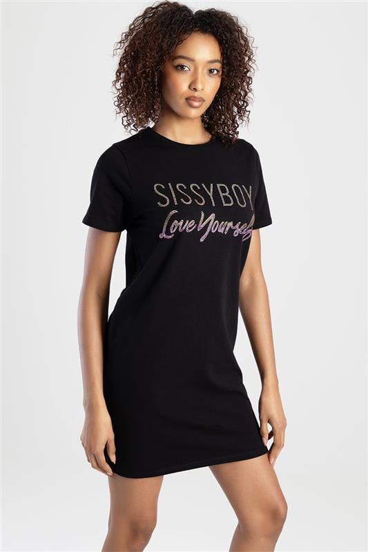 Sissy Boy Dress Sissy Boy Fraser T Shirt Dress Black (7809629192281)
