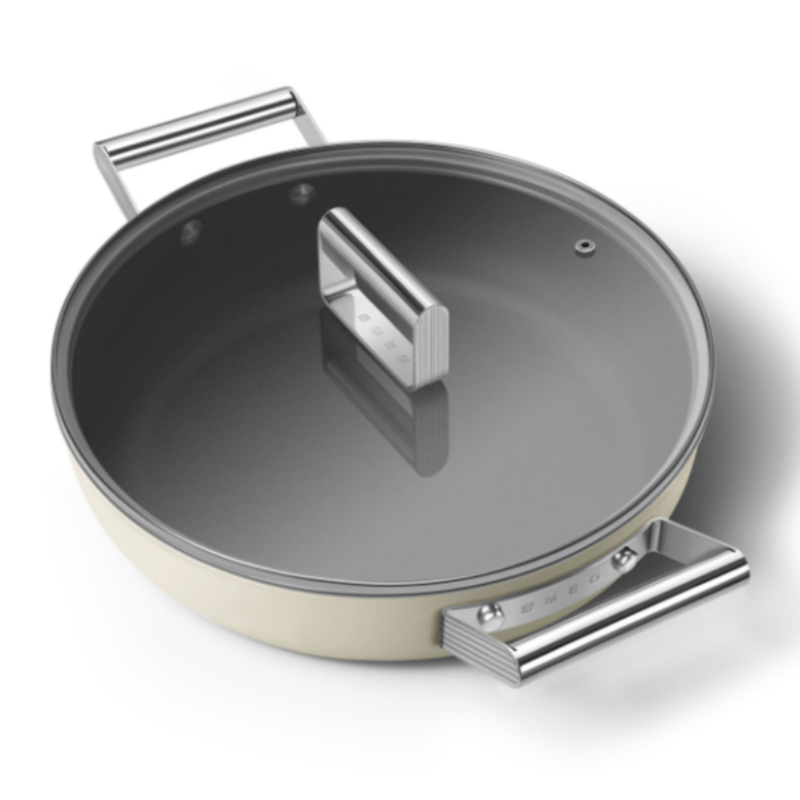 smeg POTS Smeg 28CM 50's Style Cookware Deeppan CKFD2811CRM (7062051586137)
