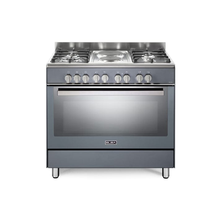 ELBA GAS/ELECTRIC STOVE Elba 90cm Classic 4 Burner Gas Cooker 2 Elec Plates  01-9CX727SG (7811469082713)