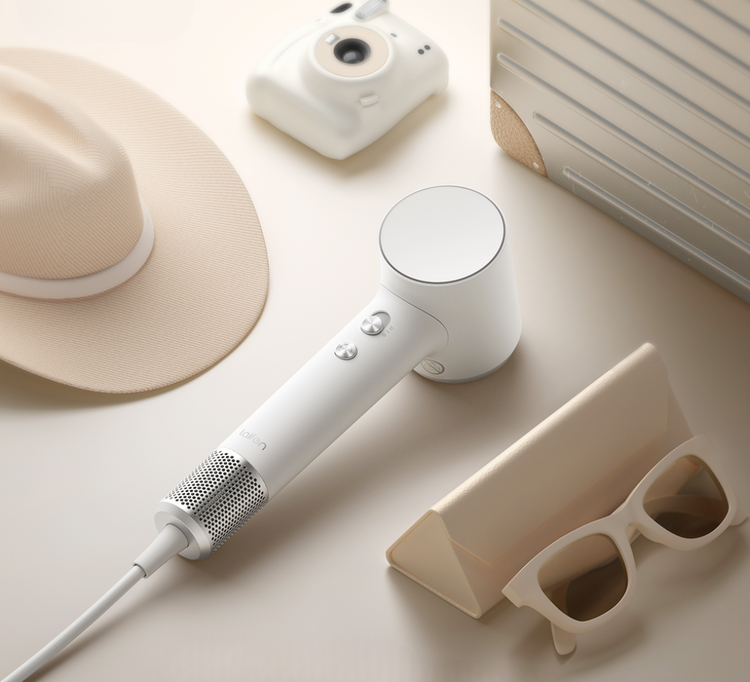 Laifen Mini High Performance Hairdryer Arctic White 1HD31-S-EU-WH-001.