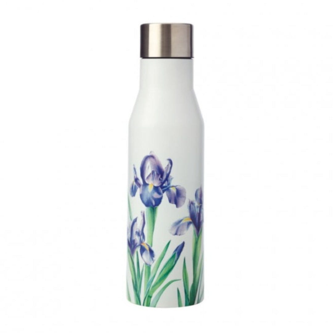 Maxwell & Williams MUG Maxwell & Williams Floriade Double Wall Insulated Bottle Irises 400ml JR0147 (7149038338137)