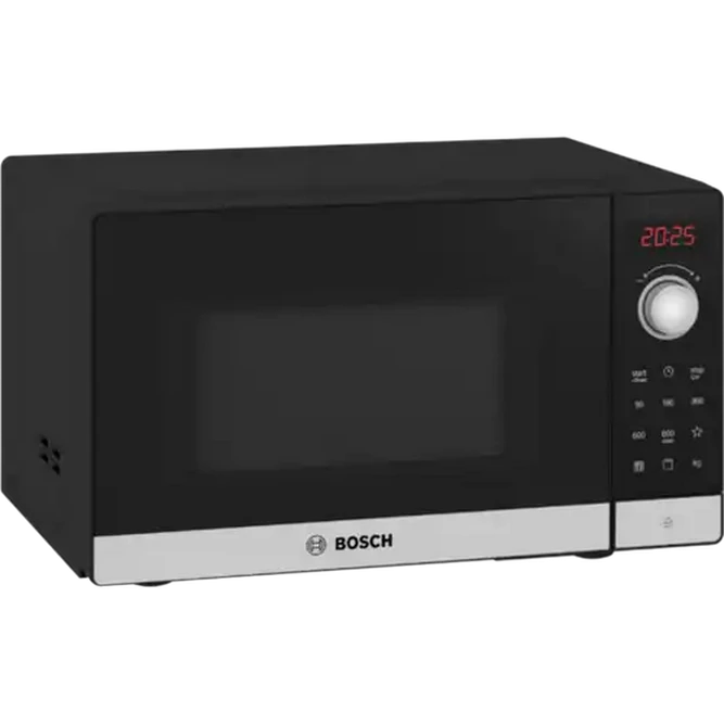 Bosch Series 2 Black Stainless Steel Microwave with Grill 25L (FEL053MS2).
