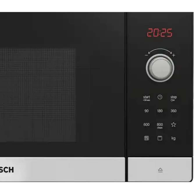 Bosch Series 2 Black Stainless Steel Microwave with Grill 25L (FEL053MS2).