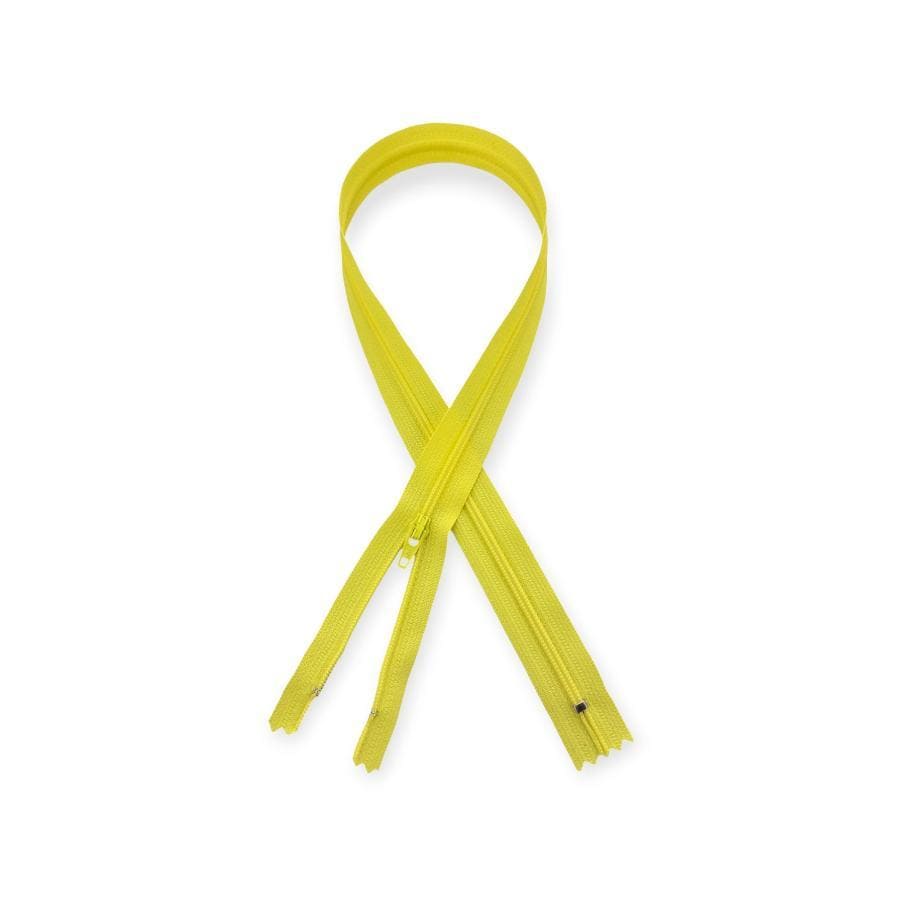 YKK ZIPS ZIP 55cm / Yellow YKK Nylon Zip Yellow/DK Yellow/Canary Yellow (7783892189273)