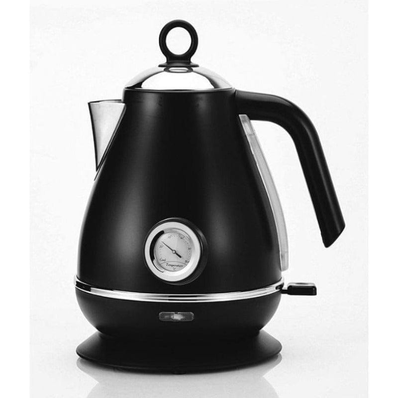 MILEX KETTLE Milex 2200W Seattle Matt Black Stainless Steel Cordless Kettle -1.7 Litre MCK003 (6561538637913)