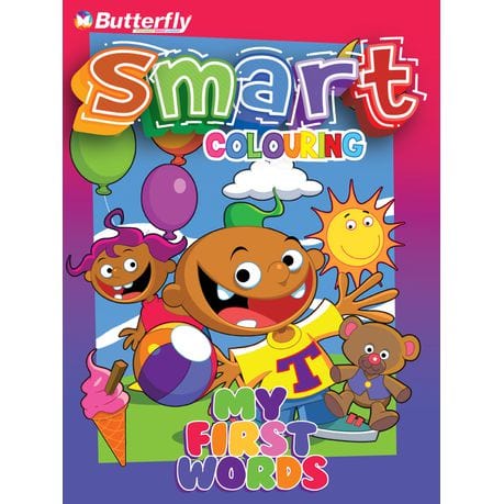 Butterfly Butterfly My First Words Smart Colouring Book 96 Pages (7409416667225)