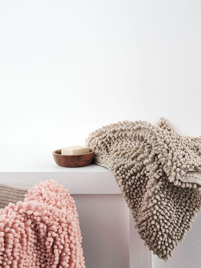 Linen House BATH MAT Linen House Reed Toggle Stone Bath Mat (7762384093273)