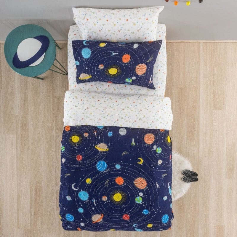 Linen House Duvet Cover Linen House Navy Outer Space Duvet Cover Set (6891352948825)