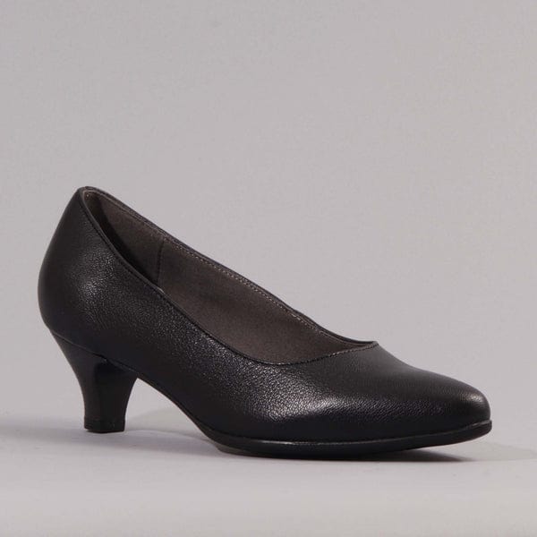 Froggies Court heel Froggie Ladies Shoes Black (7277305495641)