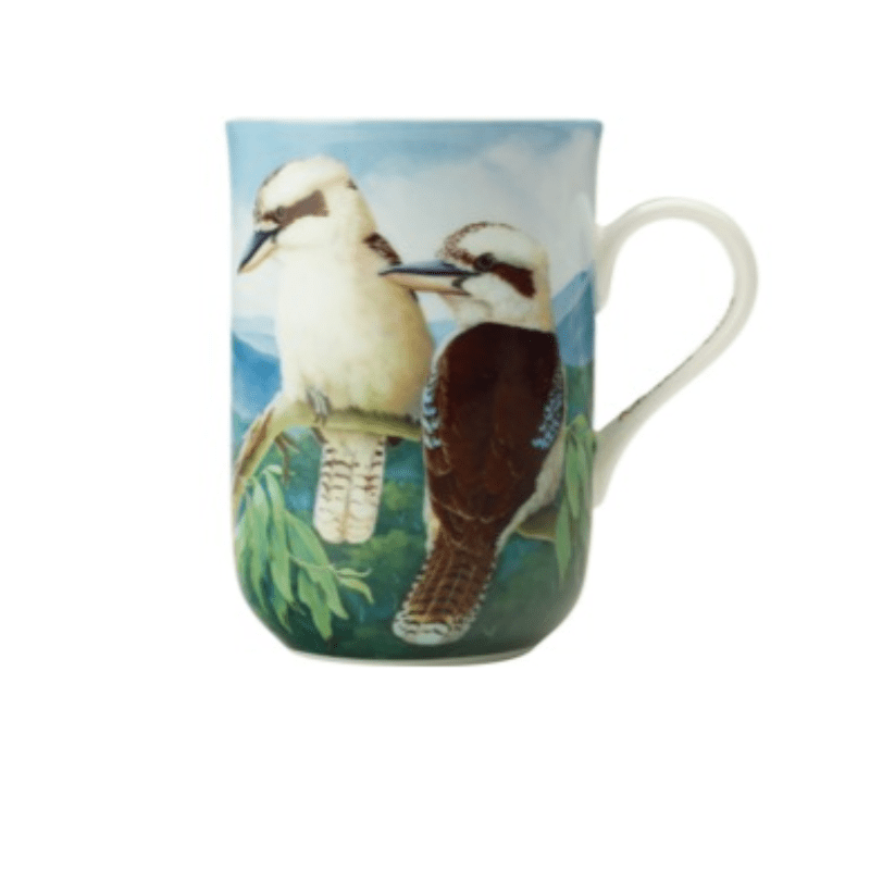 Maxwell & Williams MUG Maxwell & Williams Birds of Australia 10 year Anniversary Mug 300ML Kookaburra (6859110154329)