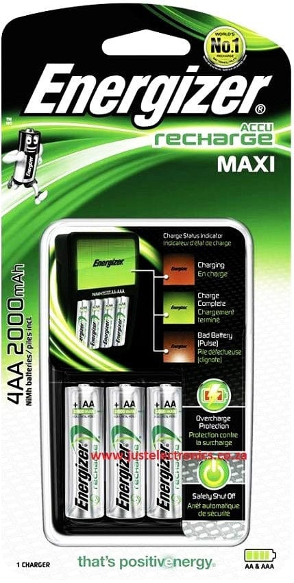 Energizer Batteries Energizer Recharge ACCU Maxi (4 AA batteries) (2102962094169)