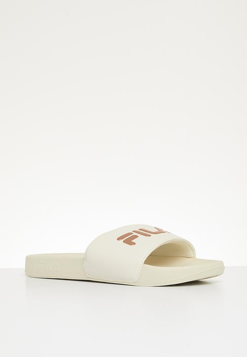 fila Fila Ladies Hillside Metallic Slide Gardenia (7398578978905)