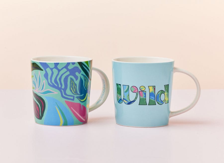 Maxwell & Williams MUG Maxwell & Williams Kasey Rainbow Be Fierce Mug Set of 2 380ml DX1285 (7155227689049)