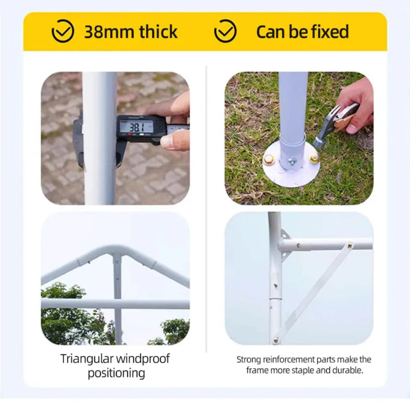 Heavy-Duty Carport Shelter.