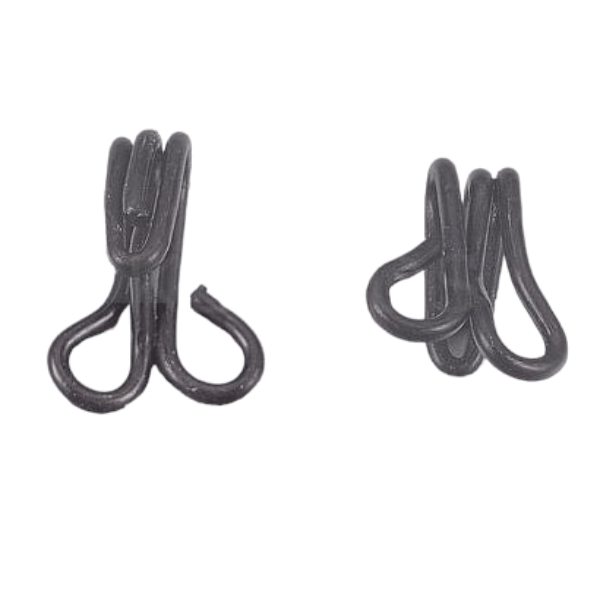 SEWING ACCESSORIES HABBY Hook & Eyes Size 2 Black (7651437019225)