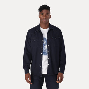 Levis Men's Classic  Standart Fit Western Shirt  Blue (7962898268249)
