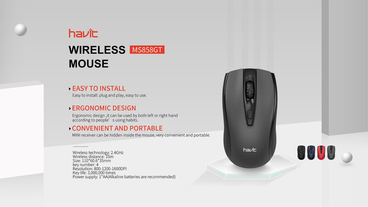 HAVIT Mouse HAVIT MS858GT WIRELESS MOUSE (6684919955545)