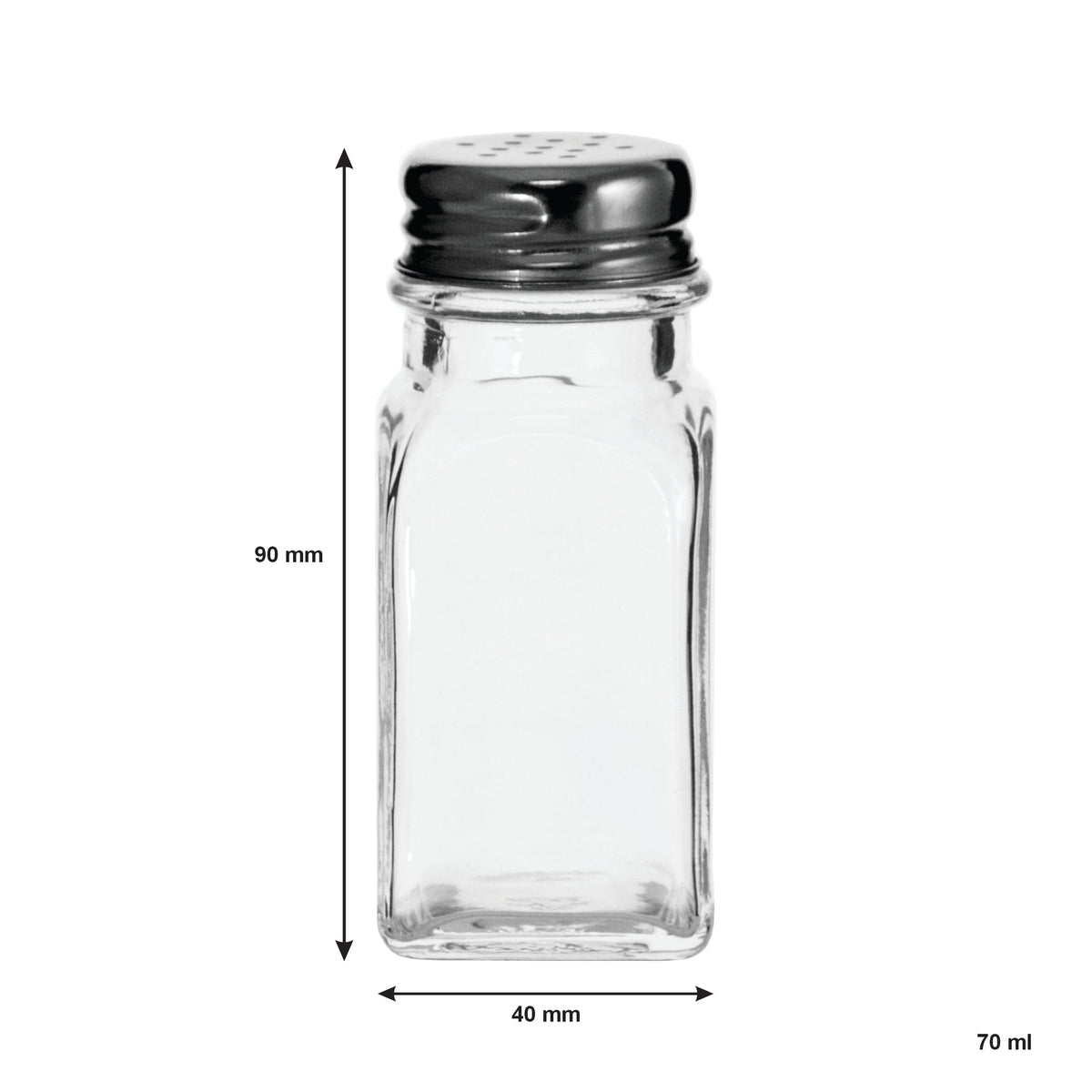 Regent SALT & PEPPER Regent Glass Condiment 4 Piece 10025