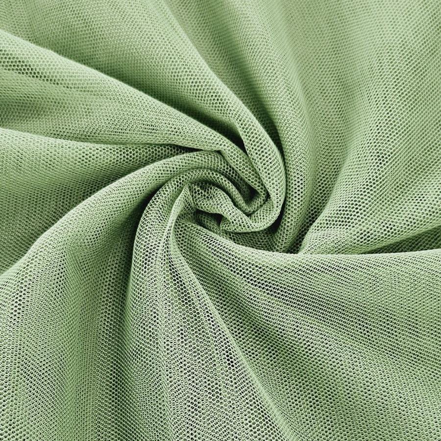TULLE Dress Fabrics Dark Moss Soft Tulle Fabric 150 cm (6561918976089)