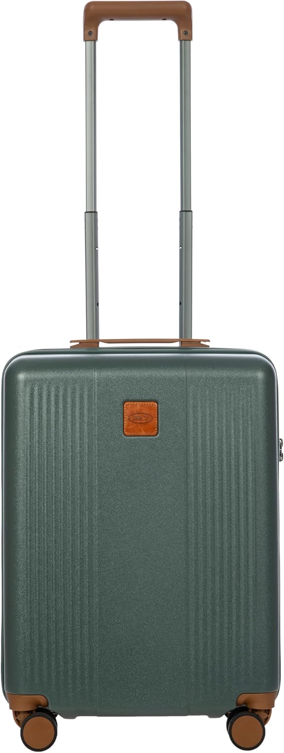 Bric's Ferrara 3 Piece Set 4 Wheels Trolleys Green.