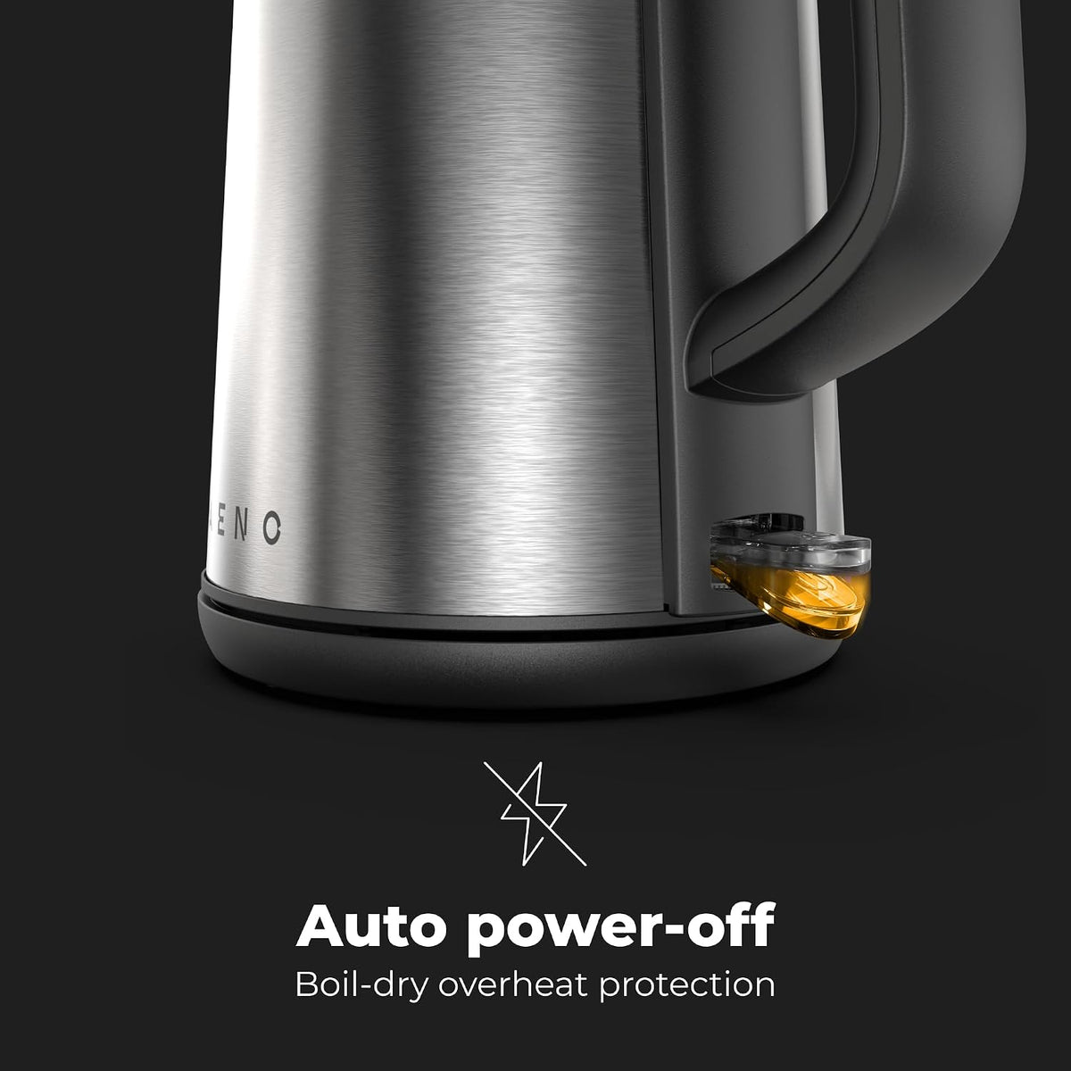 AENO EK3 Electric Kettle 1.7L Strix Double Walls Metallic Grey AEK0003