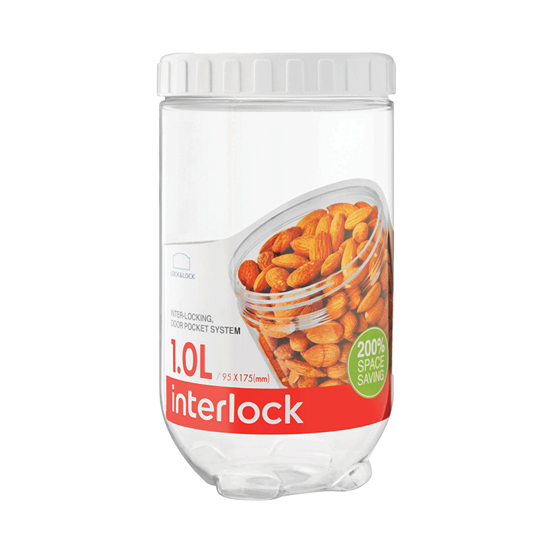 Locknlock LUNCH BOX LocknLock Interlock Container 1 Litre White INL302