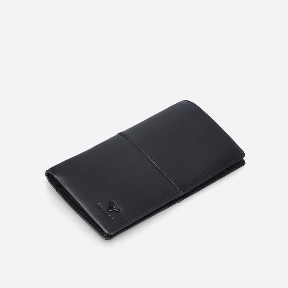 Brando James Upright Travel Wallet-Black 7176JAMBLK.