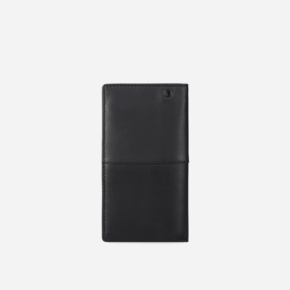 Brando James Upright Travel Wallet-Black 7176JAMBLK.