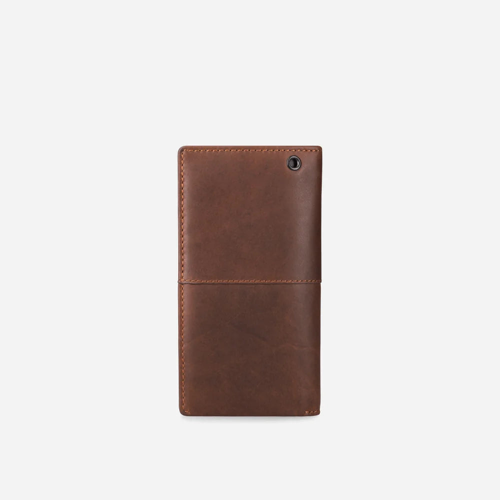 Brando James Upright Travel Wallet-Brown 7176JAMBRN.