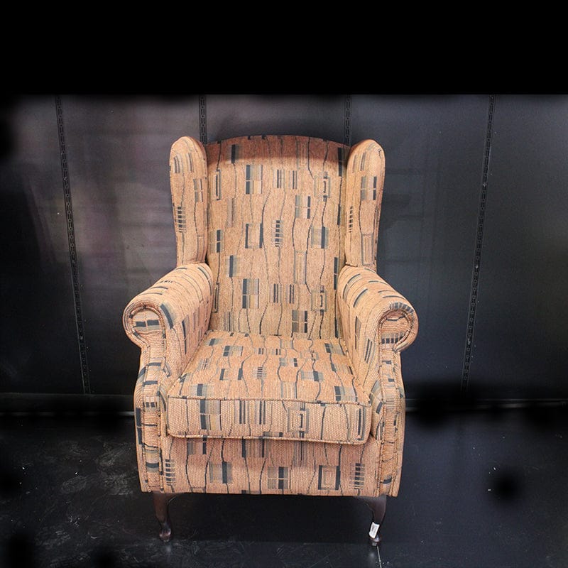 wingback Kimberley Wingback Chair Brown/Black (7133542350937)