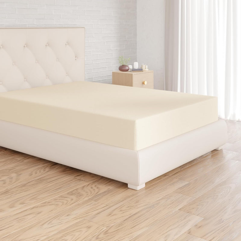 Simon Baker Cashmere 200 Thread Count Cotton Percale Fitted Sheet