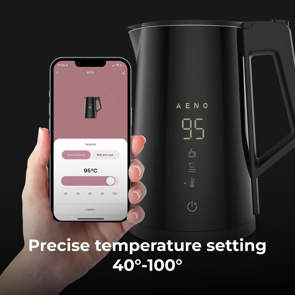 Aeno EK7S Smart Electric Kettle 1.7 Liter AEK0007S