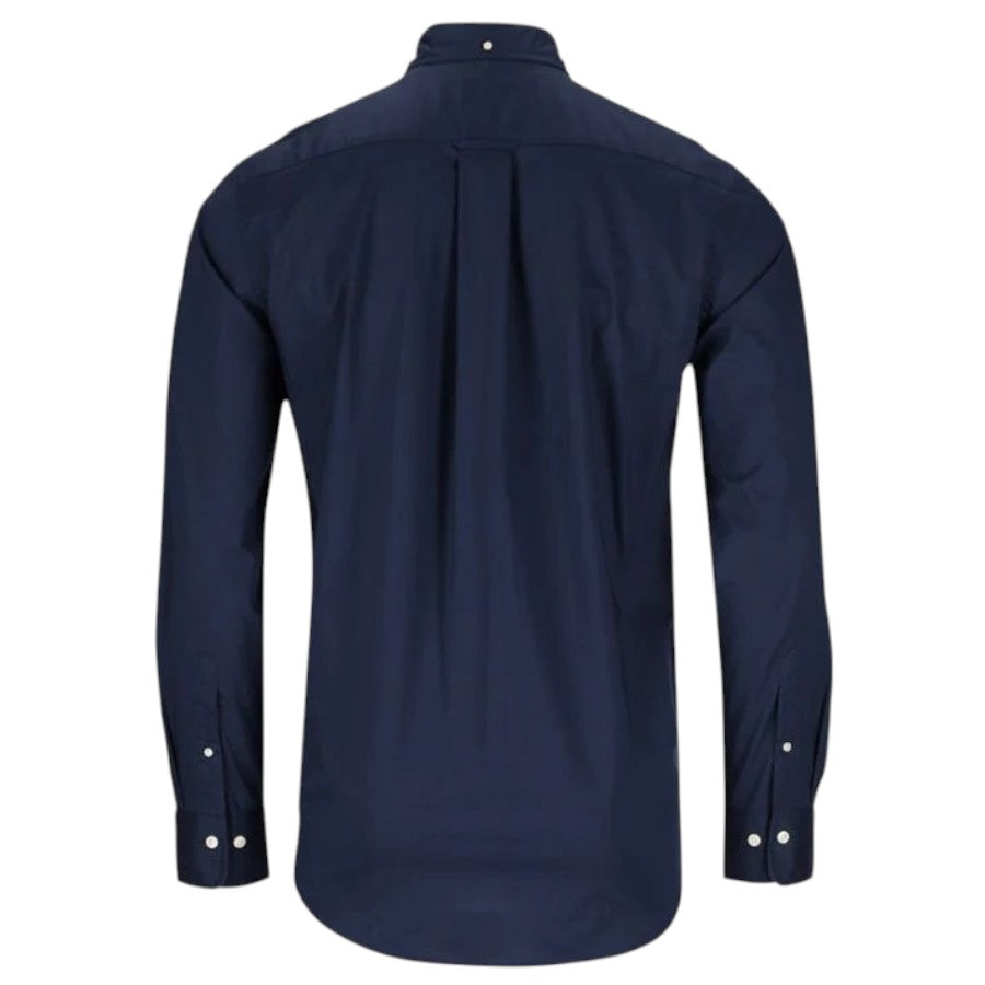 Gant Mens Shirt Reg Poplin In Navy/Marine 344405