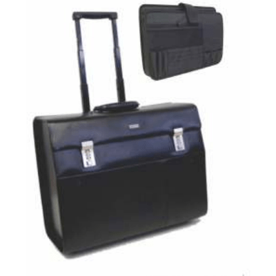 Gino De Vinci Pilot case BLACK Gino De Vinci Leather Pilot Case (6555047755865)