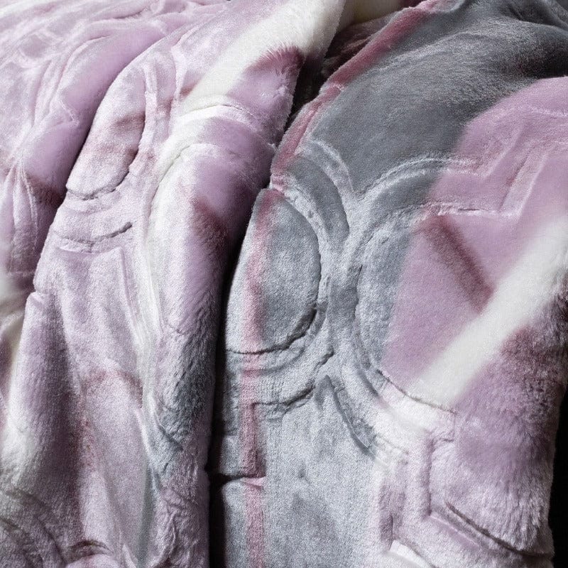 Sesli Sesli Mink Frill Design 160X170 BLK167 (4666323796057)