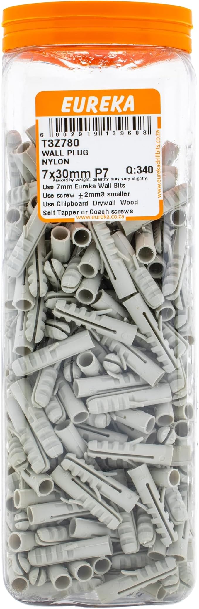 Nylon Wall Plug 6 x 30mm (T3Z770)