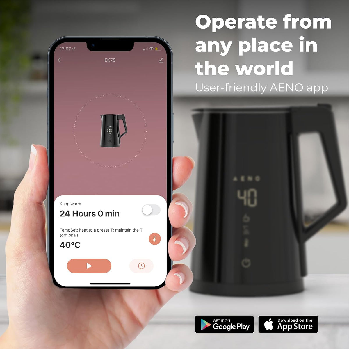Aeno EK7S Smart Electric Kettle 1.7 Liter AEK0007S