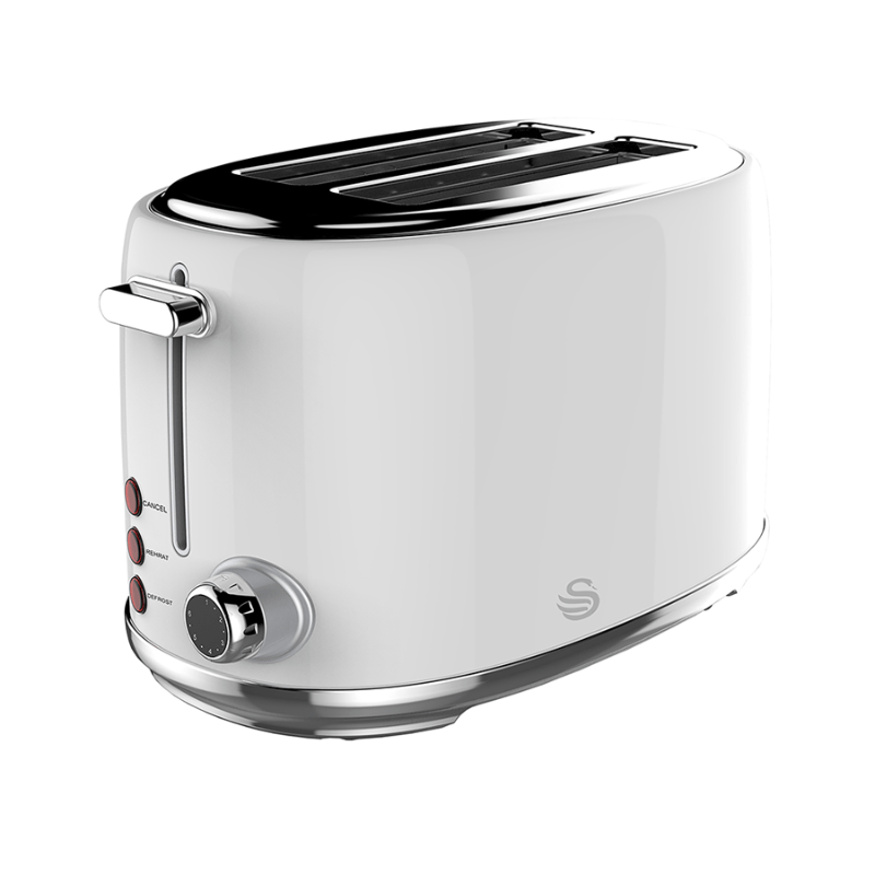 Swan TOASTER Swan Pearl White 1,7 Litre cordless Kettle & 2 Slice Toaster STP01C (6716448538713)