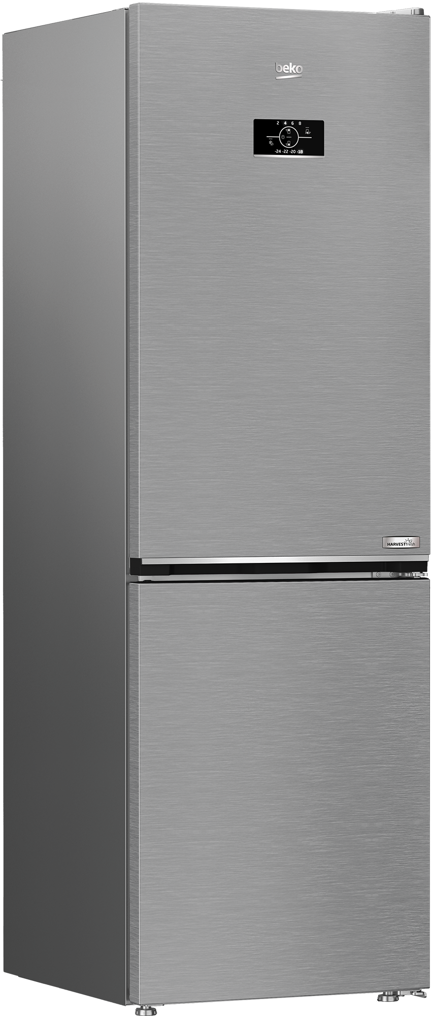 Beko 316L Pearl Steel Fridge Freezer B3RCNE364HXB