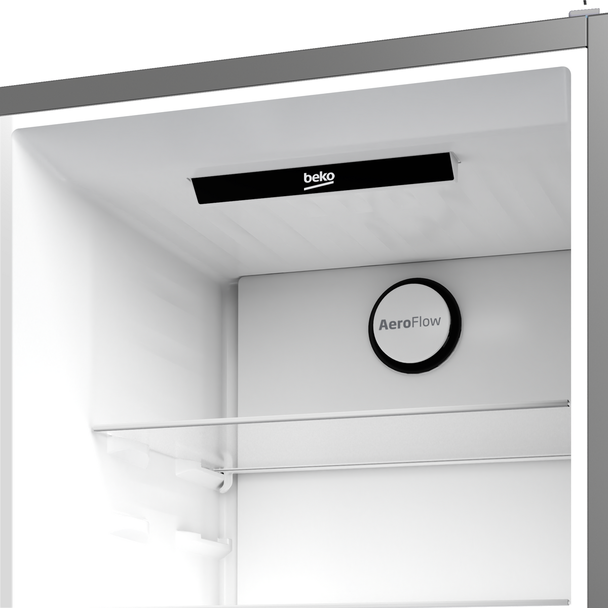 Beko 316L Pearl Steel Fridge Freezer B3RCNE364HXB