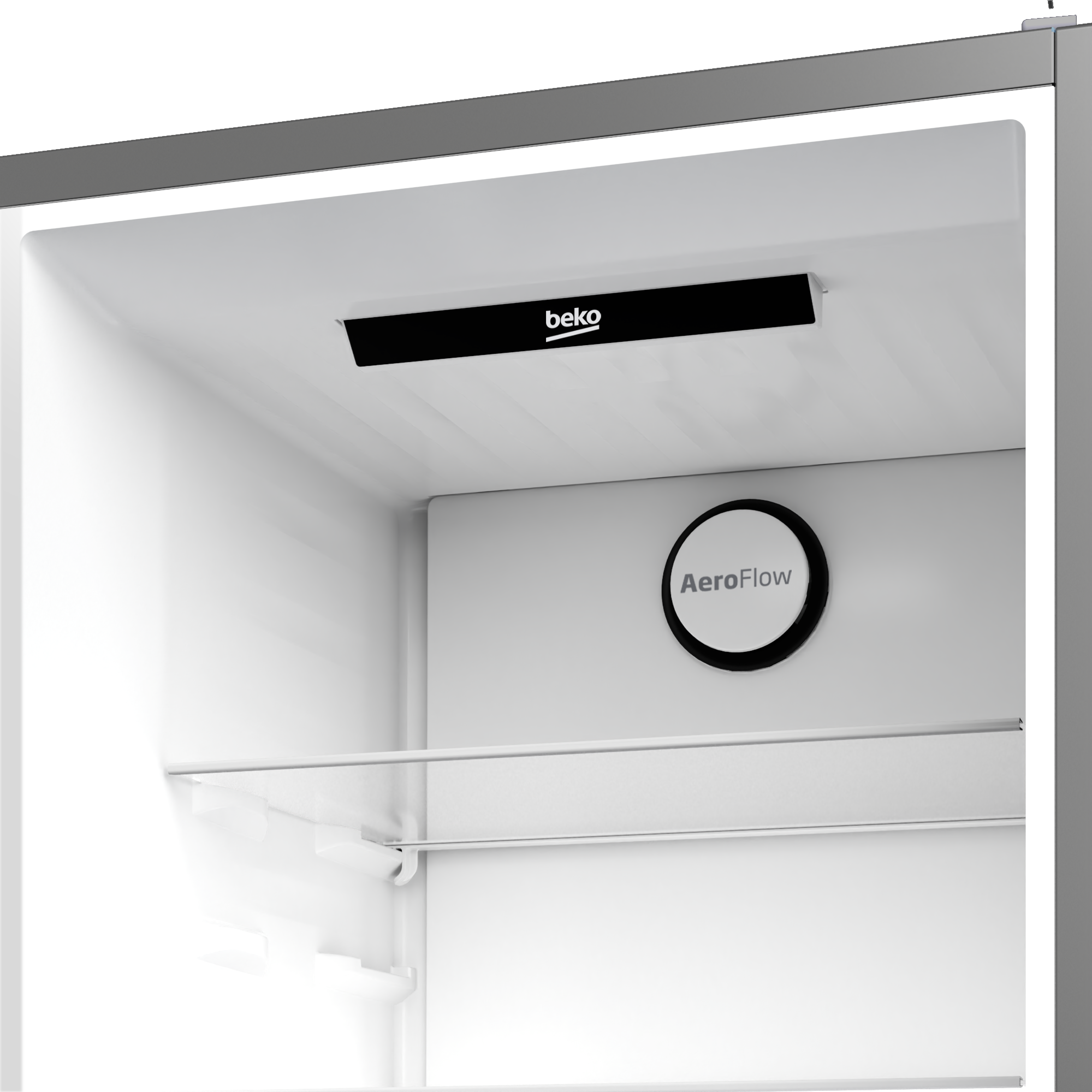 Beko 316L Pearl Steel Fridge Freezer B3RCNE364HXB