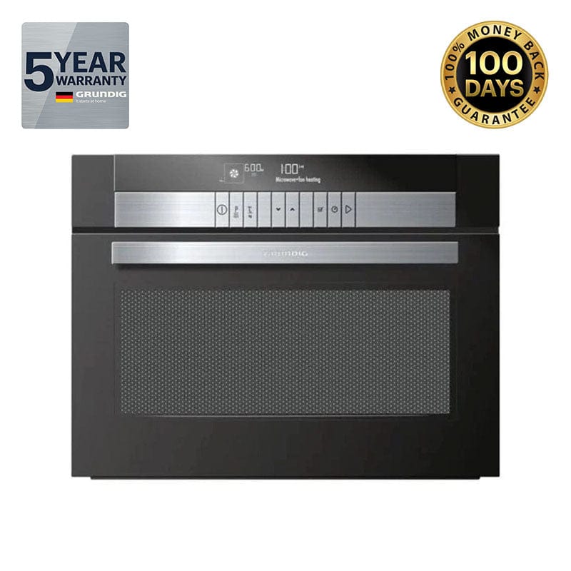 Grundig Grundig 60cm Black Multifuntion Oven with Microwave GEKW47000B (7156454457433)