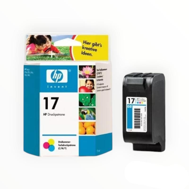 HP INK CARTRIDGE Genuine HP 17 Colour Ink Cartridge (C6625AE) (7805554753625)