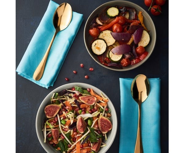 Viners CUTLERY Viners Select Gold Serving Spoons 2 Piece VN0304081 (7401118302297)