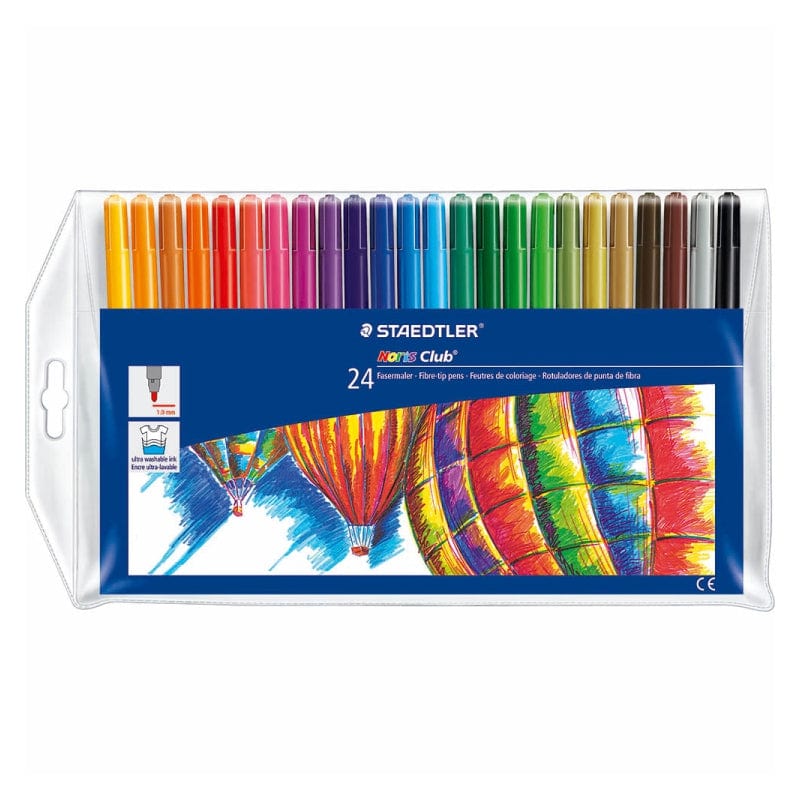Staedtler Tech & Office Staedtler Noris Club 326 WP20 Fibre Tip Pen in Wallet (2061801750617)