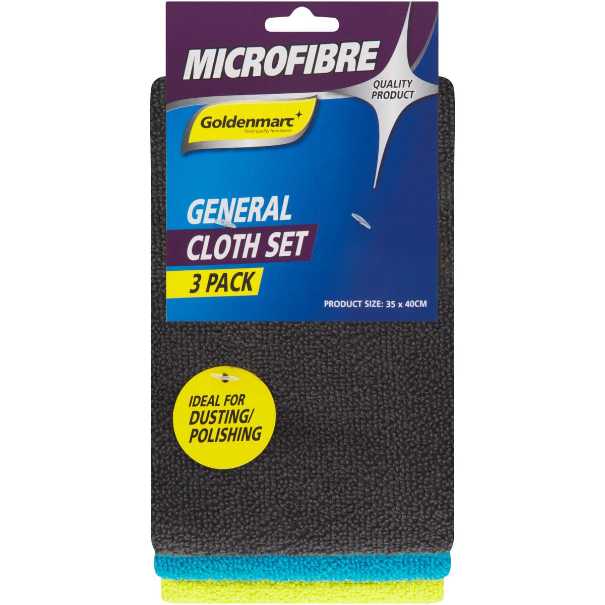 Goldenmarc Dish Coloth Goldenmarc Microfibre General Cloth 3 Pack (7258770473049)