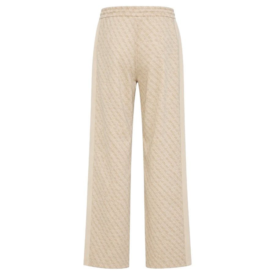 Guess Ladies Leg Pants Beige Multi Maya 4G GM19903.